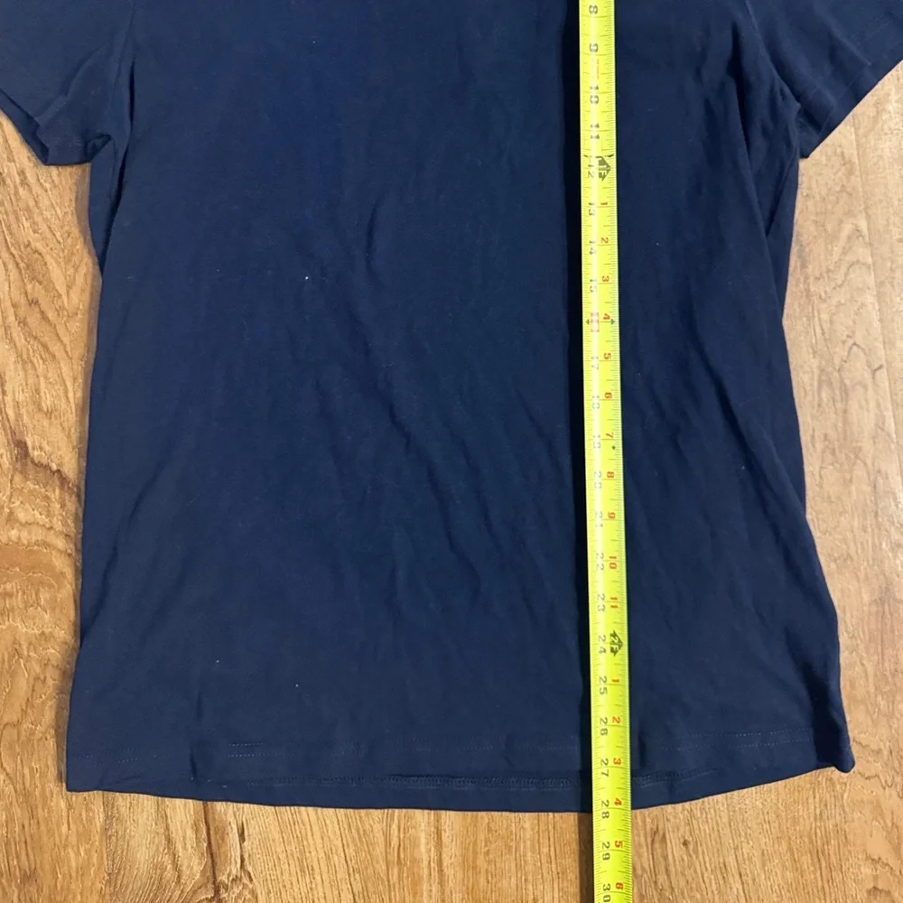 Super Dry Shirt Size Xl Blue Short Sleeve Crew Neck Embroidered Logo Tee